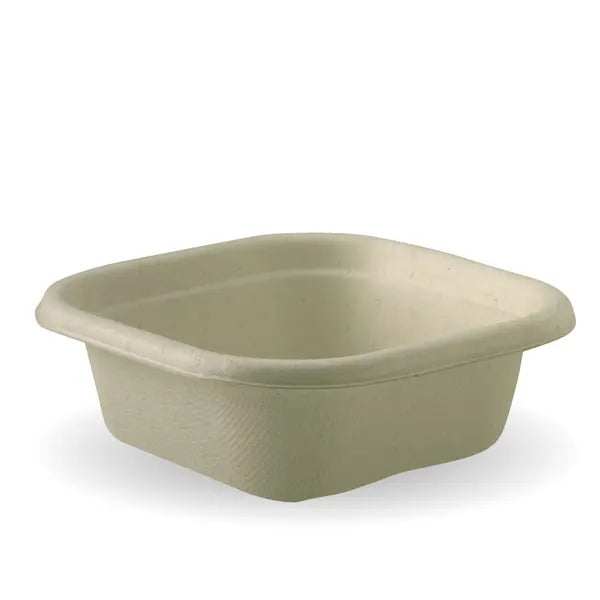 280ml Natural Plant Fibre Takeaway Base - Cafe Supply