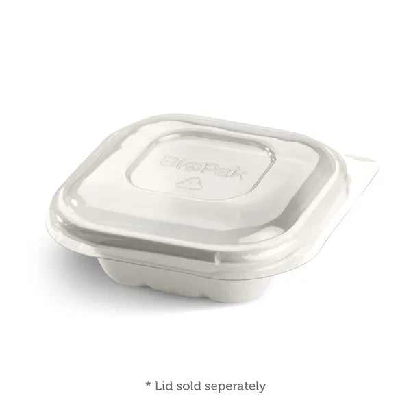 280ml White Plant Fibre Takeaway Base - Cafe Supply