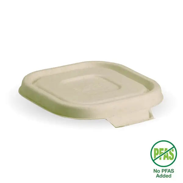 280-630ml Natural Plant Fibre Takeaway Lid - Cafe Supply
