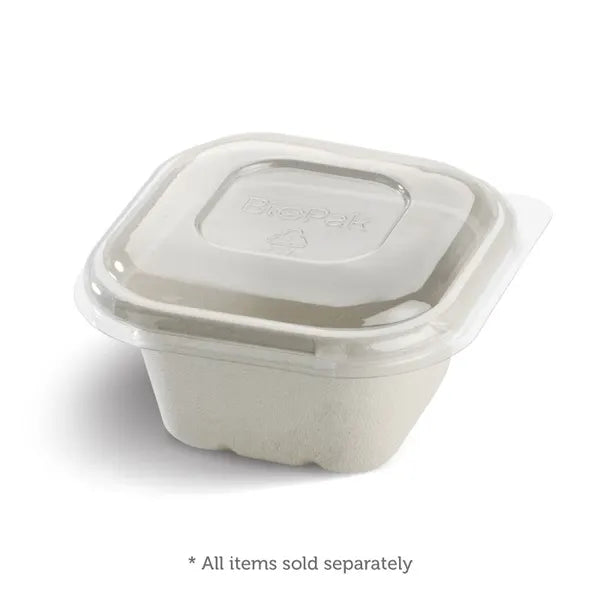 280-630ml Clear RPET Takeaway Lid - Cafe Supply