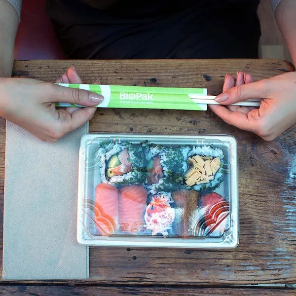 Large PLA Sushi Tray Lid - Cafe Supply