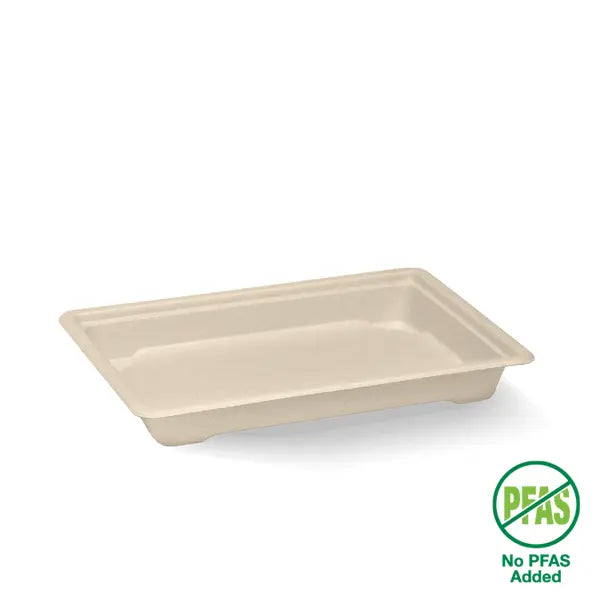 Medium Plant Fibre Sushi Tray - Cafe Supply