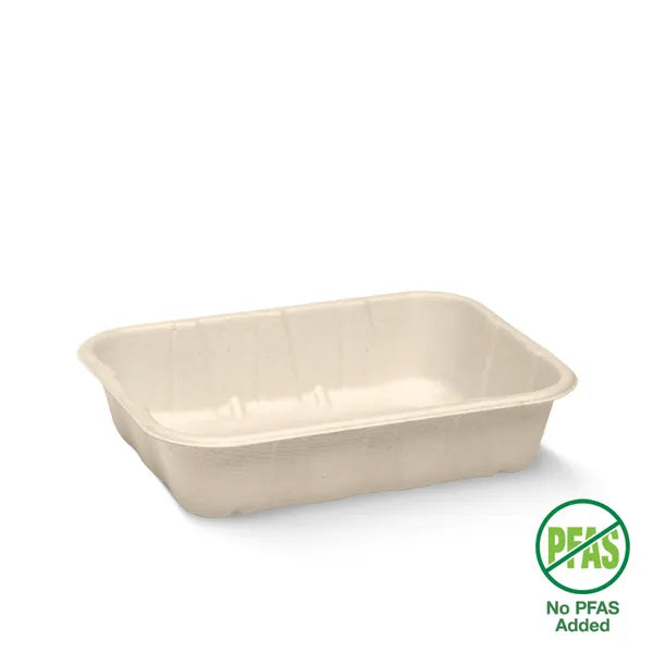 500g Plant Fibre Produce Tray - Cafe Supply