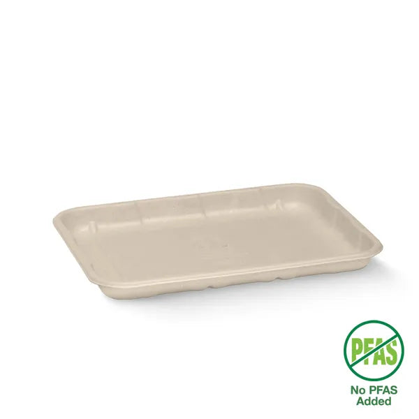 19x14x2cm / 7x5" Plant Fibre Produce Tray - Cafe Supply