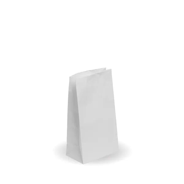 #4 SOS White Paper Bag - Cafe Supply