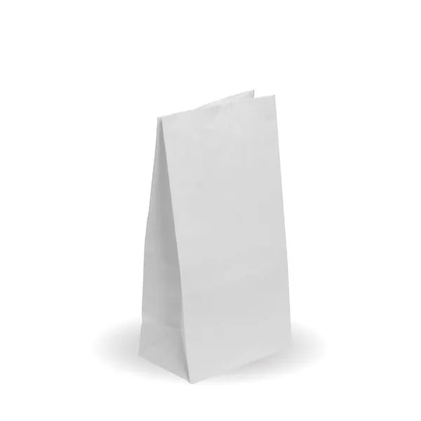 #8 SOS White Paper Bag - Cafe Supply