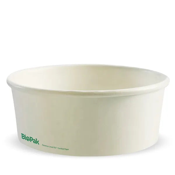 1,300ml Extra Large White BioBowl - Cafe Supply
