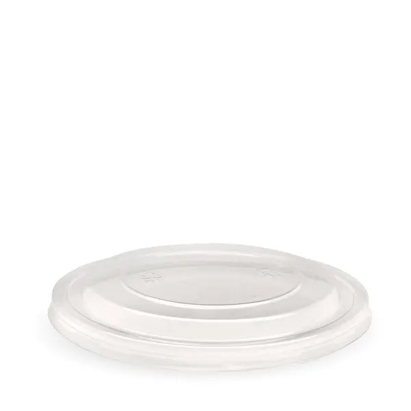 500-1,000ml RPET Kraft BioBowl Lid - Cafe Supply