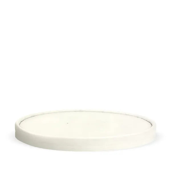 1,300ml Paper White BioBowl Lid - Cafe Supply