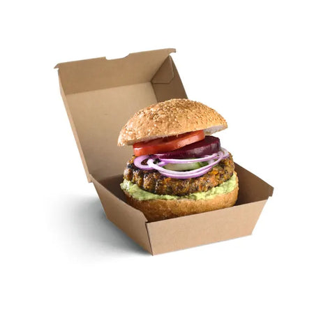 Burger BioBoard Box - Cafe Supply