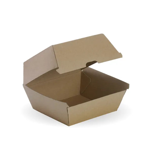 Large Burger BioBoard Box - Cafe Supply