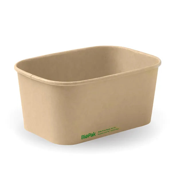 1,000ml Kraft BioBoard Takeaway Base - Cafe Supply