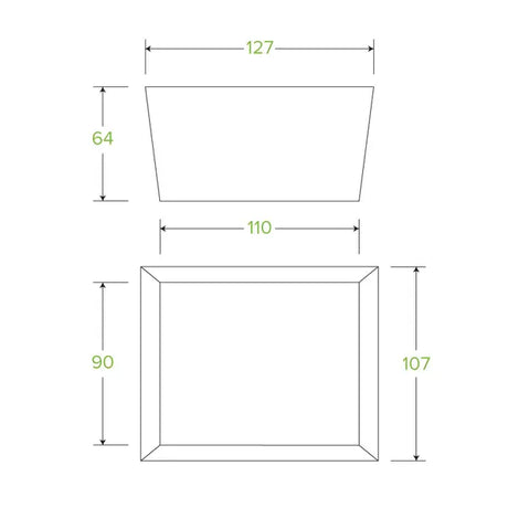 Small BioBoard Lunch Box - Cafe Supply
