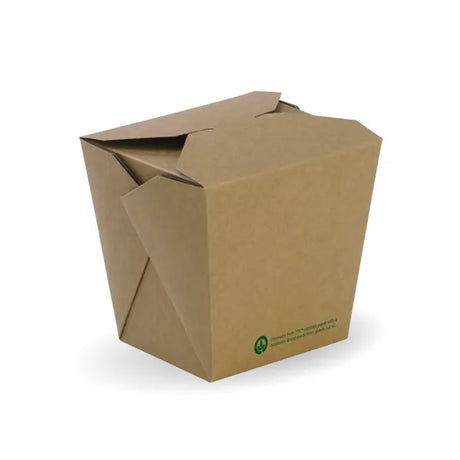 780ml / 26oz BioBoard Noodle Box - Cafe Supply