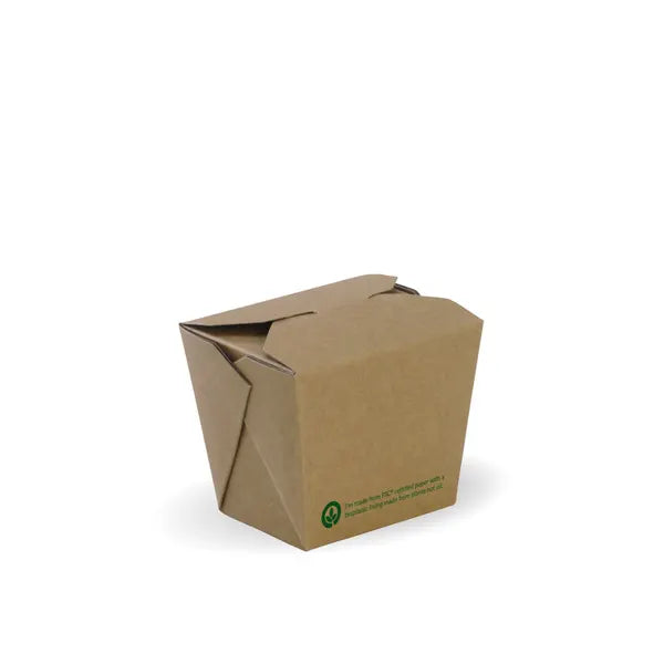 240ml / 8oz BioBoard Noodle Box - Cafe Supply