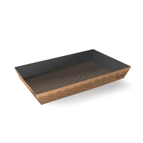 Medium BioBoard Sushi Tray - Cafe Supply