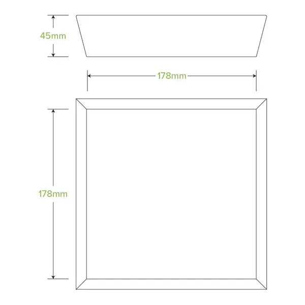 BioBoard White Tray #2 - Cafe Supply