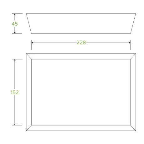 Bioboard Tray #4 - Cafe Supply