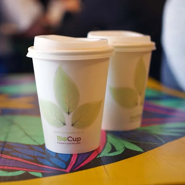 120ml / 4oz (63mm) Leaf Single Wall BioCup - Cafe Supply