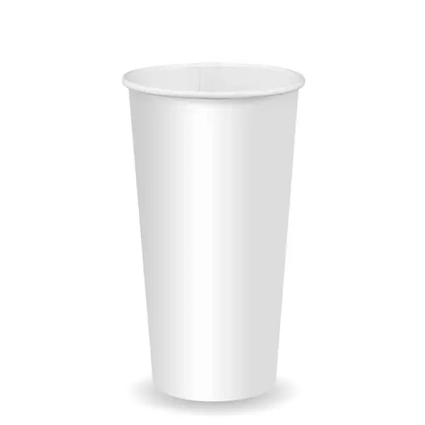 20oz White Cold Paper BioCup - Cafe Supply