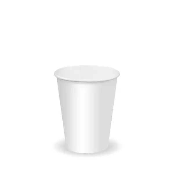 8oz White Cold Paper BioCup - Cafe Supply