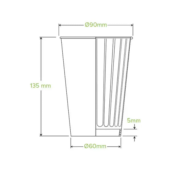460ml / 16oz (90mm) Indigenous Art Series Double Wall BioCup - Cafe Supply