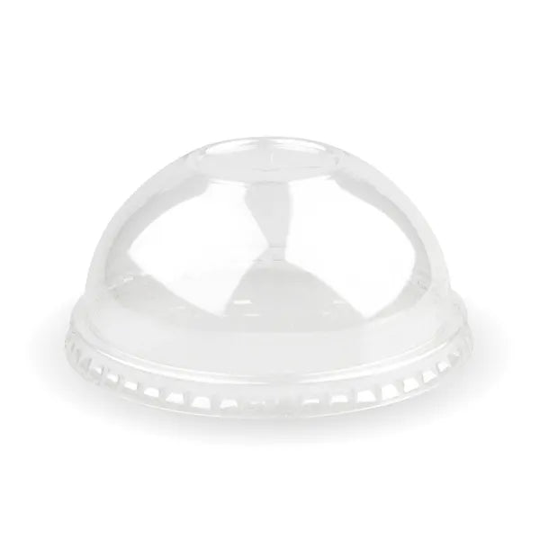 105mm Clear PET Dome Cold Paper BioCup Lid - Cafe Supply