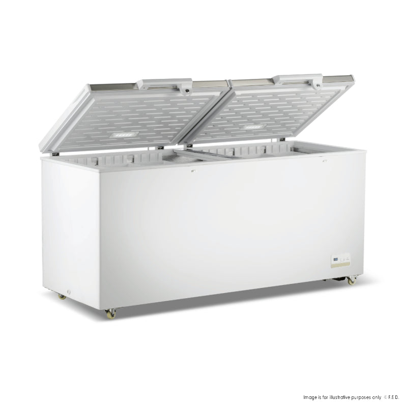 Thermaster 600L Commercial Chest Freezer with Stainless Steel Lid - Cafe Supply