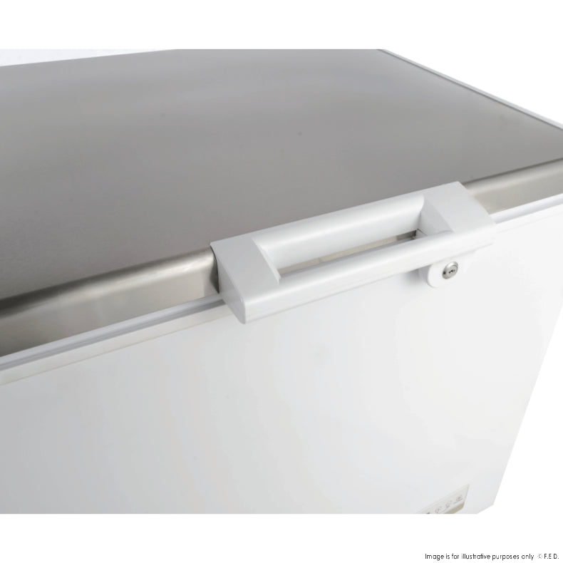 Thermaster 600L Commercial Chest Freezer with Stainless Steel Lid - Cafe Supply