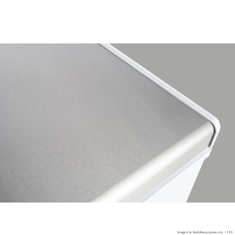 Thermaster 600L Commercial Chest Freezer with Stainless Steel Lid - Cafe Supply