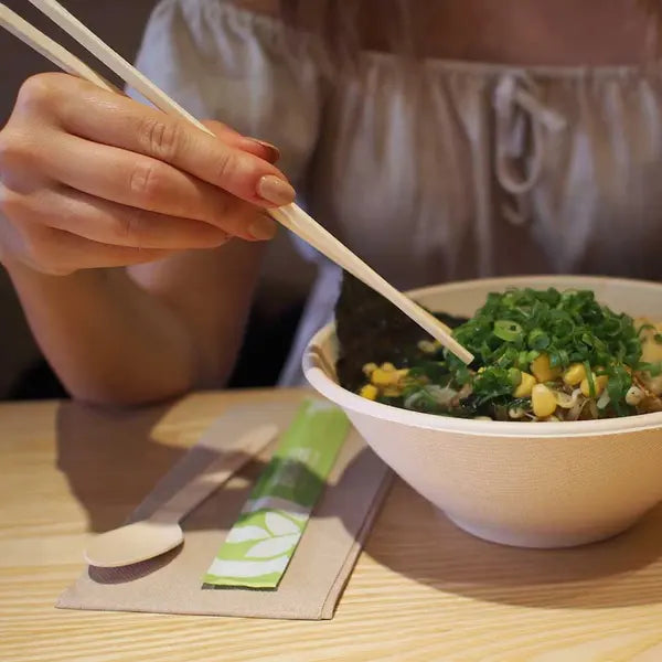 21cm Wood Chopsticks IW - Cafe Supply