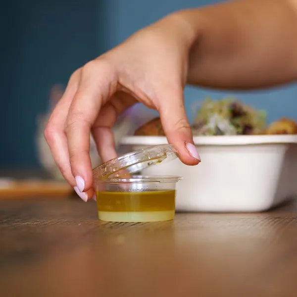 90ml Clear Sauce BioCup - Cafe Supply