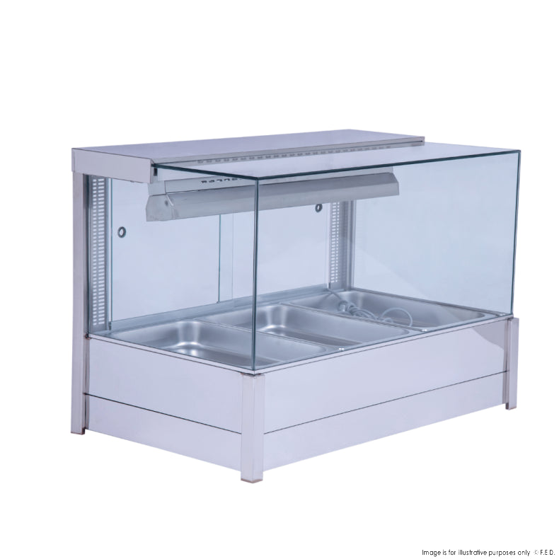 Bonvue Square Countertop Wet and Dry Bain Marie - Cafe Supply