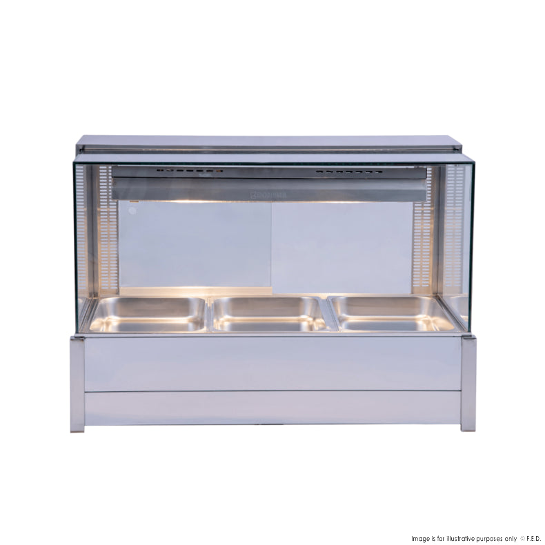 Bonvue Square Countertop Wet and Dry Bain Marie - Cafe Supply
