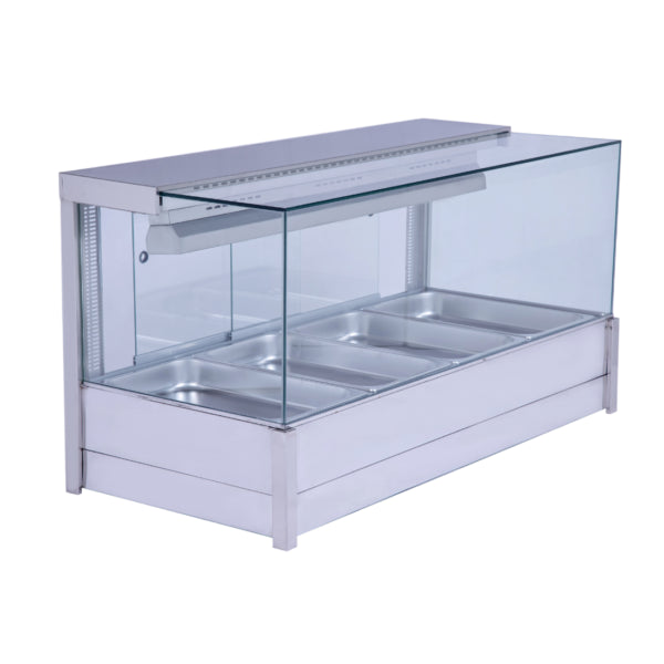 Bonvue Square Countertop Wet and Dry Bain Marie - Cafe Supply