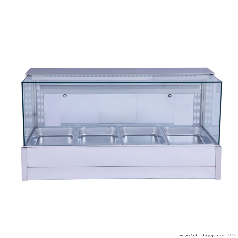 Bonvue Square Countertop Wet and Dry Bain Marie - Cafe Supply