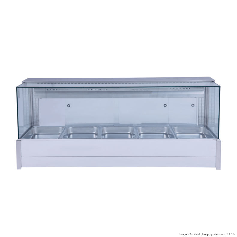 Bonvue Square Countertop Wet and Dry Bain Marie - Cafe Supply