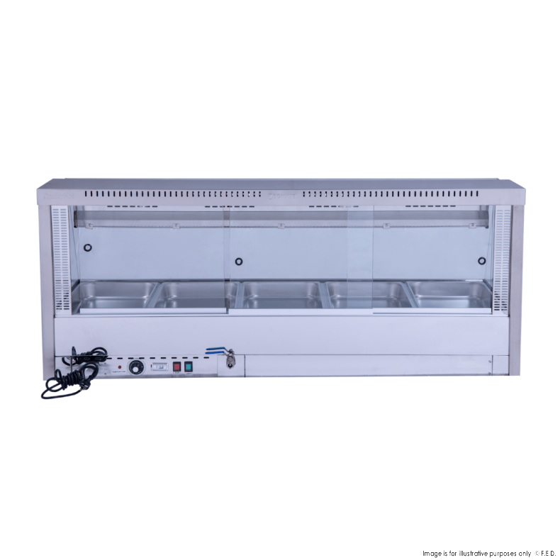 Angled Countertop Heated Bain Marie - Cafe Supply