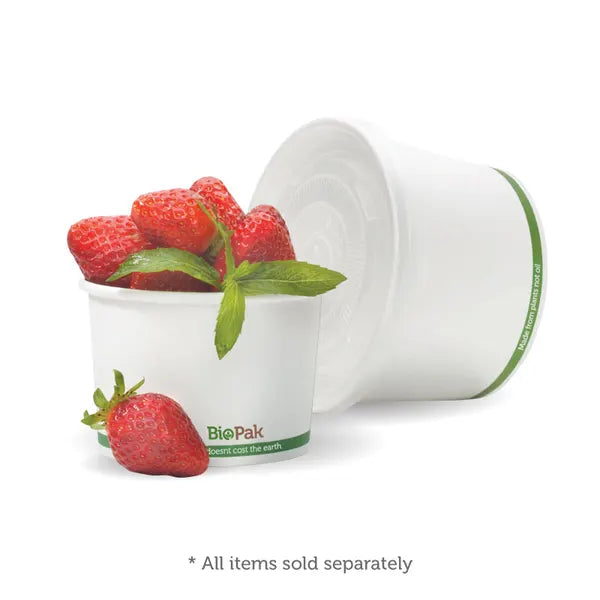 250ml / 8oz White BioBowl - Cafe Supply