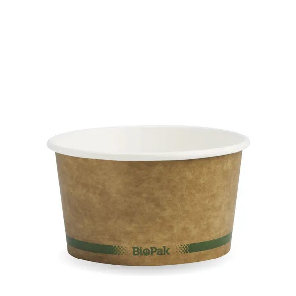 430ml / 12oz Kraft BioBowl - Cafe Supply