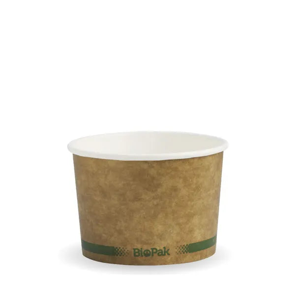 250ml / 8oz Kraft BioBowl - Cafe Supply