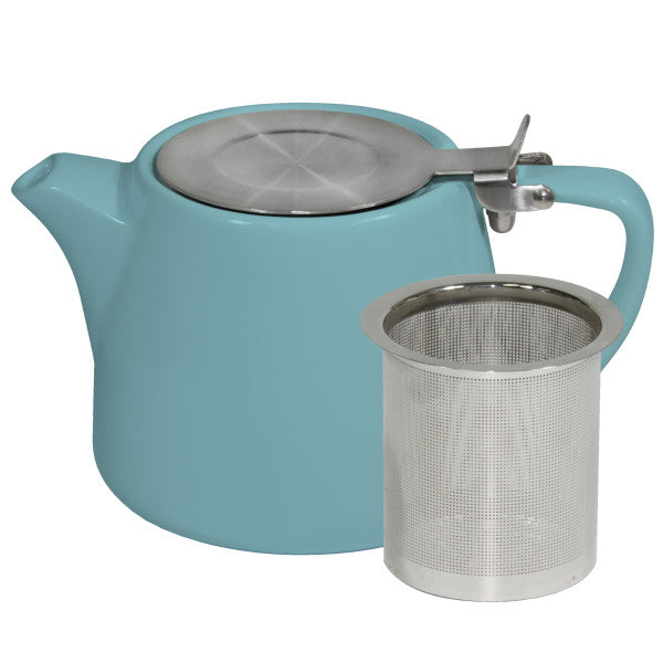 Brew Maya Blue Stack Teapot 500ml - Cafe Supply