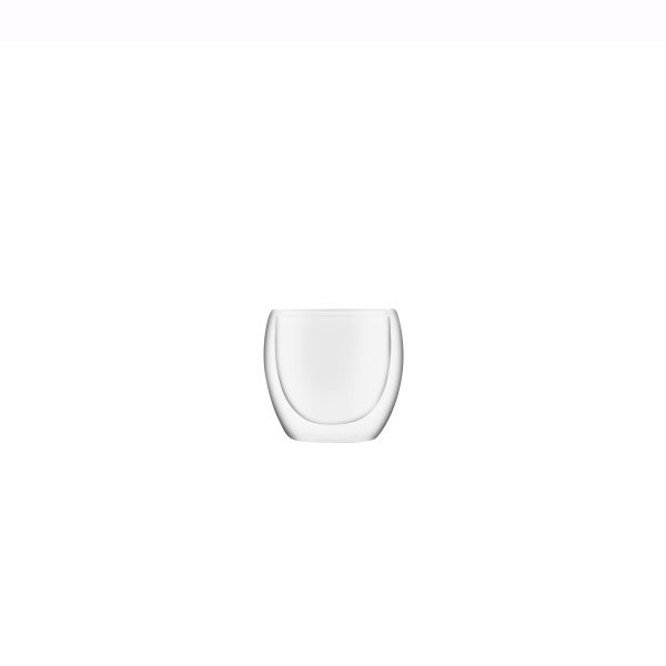 Brew Infusion Double Wall Glass 80ml 2pc Set - Cafe Supply