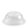 60-280ml Dome Clear BioCup Lid - Cafe Supply