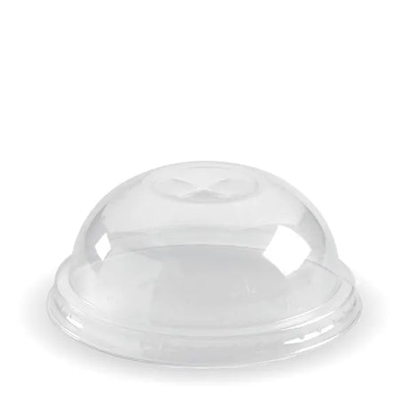 60-280ml Dome Clear BioCup Lid - Cafe Supply