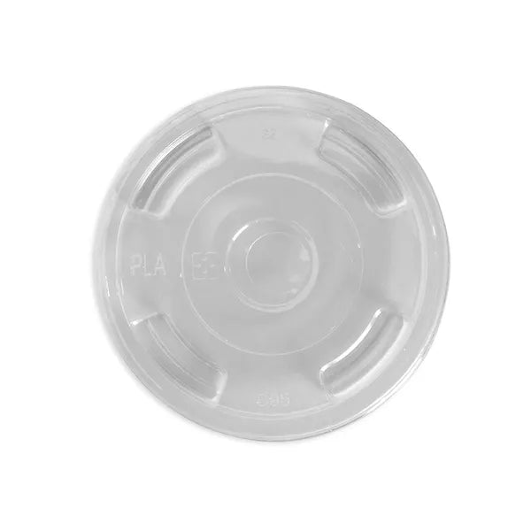 300-700ml Flat Clear BioCup Lid - Cafe Supply