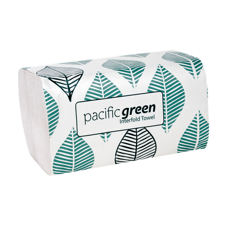 Pacific Green Recycled Interfold Towel - Cafe Supply