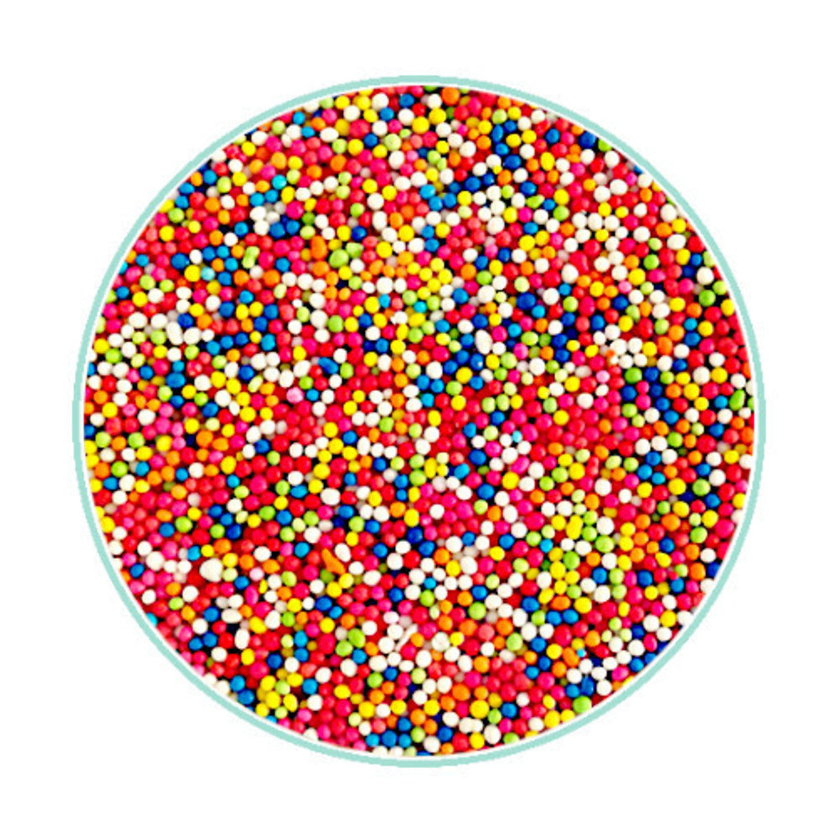 Non Pareils Sprinkles (100s & 1000s) Rainbow (1kg bag) - Cafe Supply