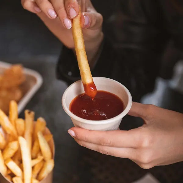 120ml Natural Plant Fibre Sauce BioCup - Cafe Supply