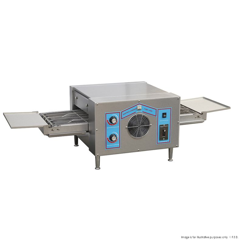 HX-1/3NE Pizza Conveyor Oven with 3 phase power - Cafe Supply